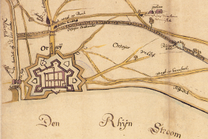 Ansicht Festungsplan Orsoy 1688 (Ausschnitt)