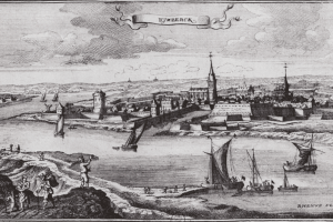 Ansicht Rheinberg um 1740 (Ausschnitt)