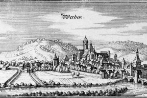 Ansicht Werden 1645 (Ausschnitt)