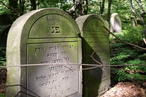 Grabsteine auf dem jüdischen Friedhof Warschau