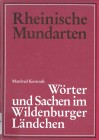 Buchcover von Wörter und Sachen im Wildenburger Ländchen